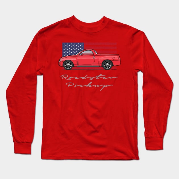 Red Long Sleeve T-Shirt by JRCustoms44